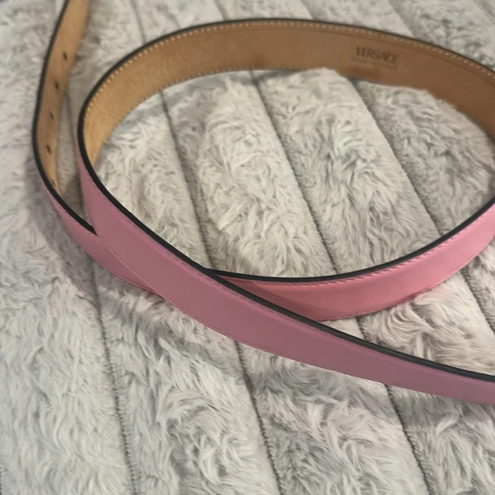 Versace Pink Medusa Belt for Women - Picture 17 of 17